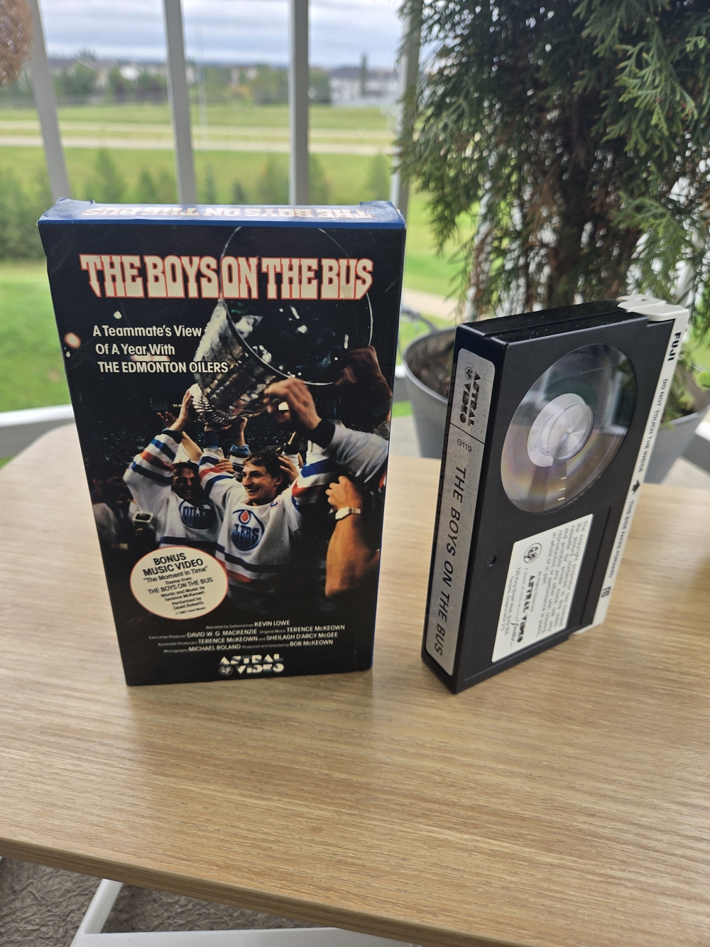 Vintage The Boys On The Bus VHS Tape Oilers Edmonton